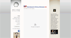 Desktop Screenshot of michaelslighting.com